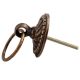 Antique Wheel Floral Metal Dresser Knob Online